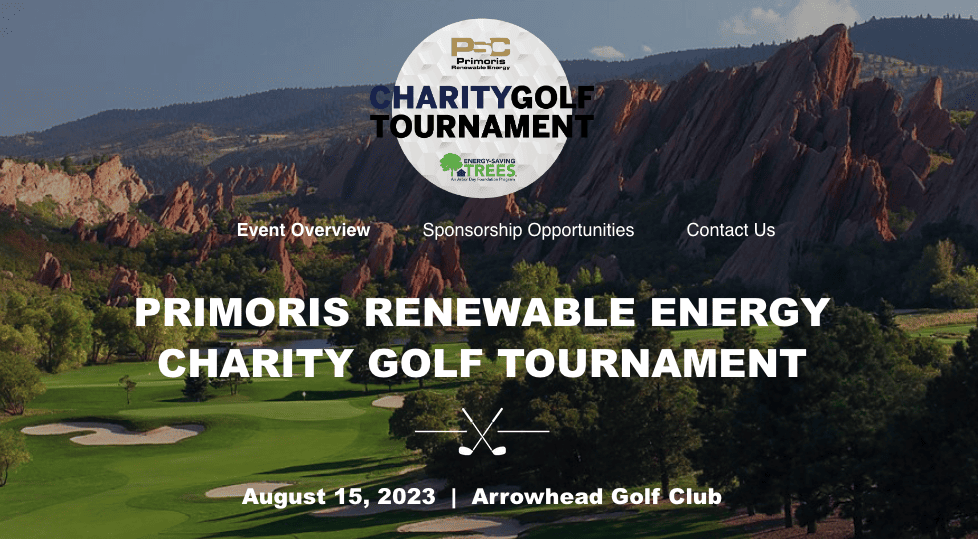 2023 Primoris Renewable Energy Charity Golf Tournament August 15, 2023 – Colorado