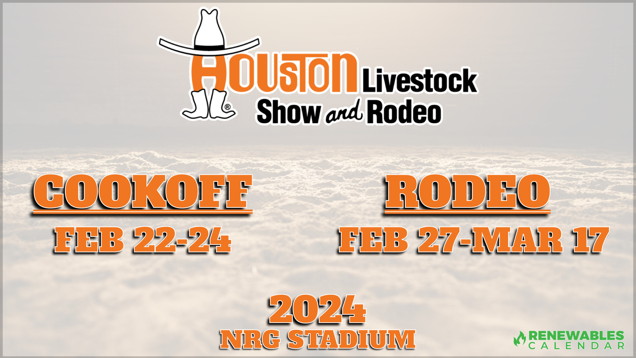 2024 BBQ Cookoff and Houston Livestock Show and Rodeo HSLR – Feb 22-Mar 17 – Houston Rodeo