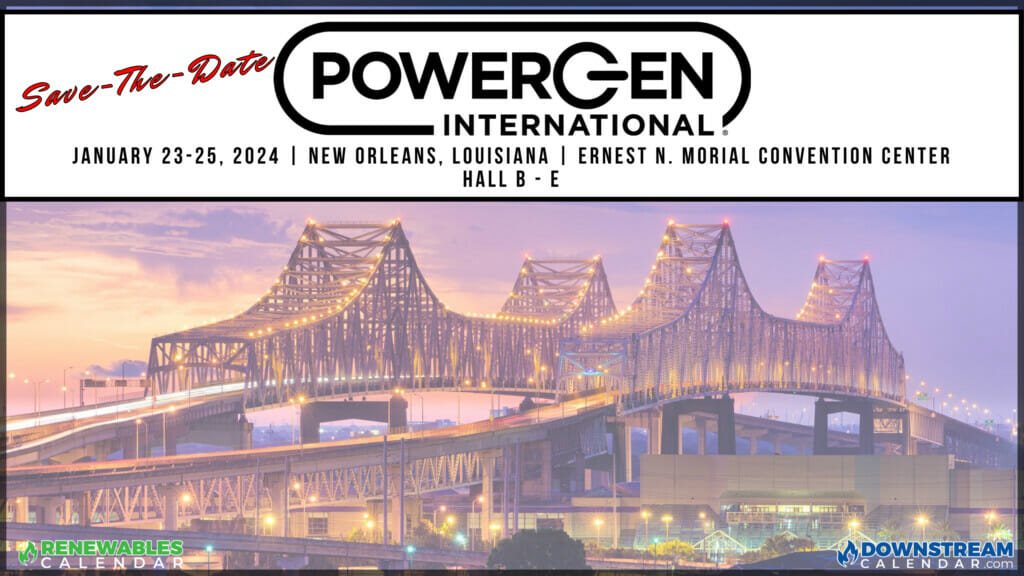 PowerGen International Jan 23-25, 2024 - New Orleans - Save the Date