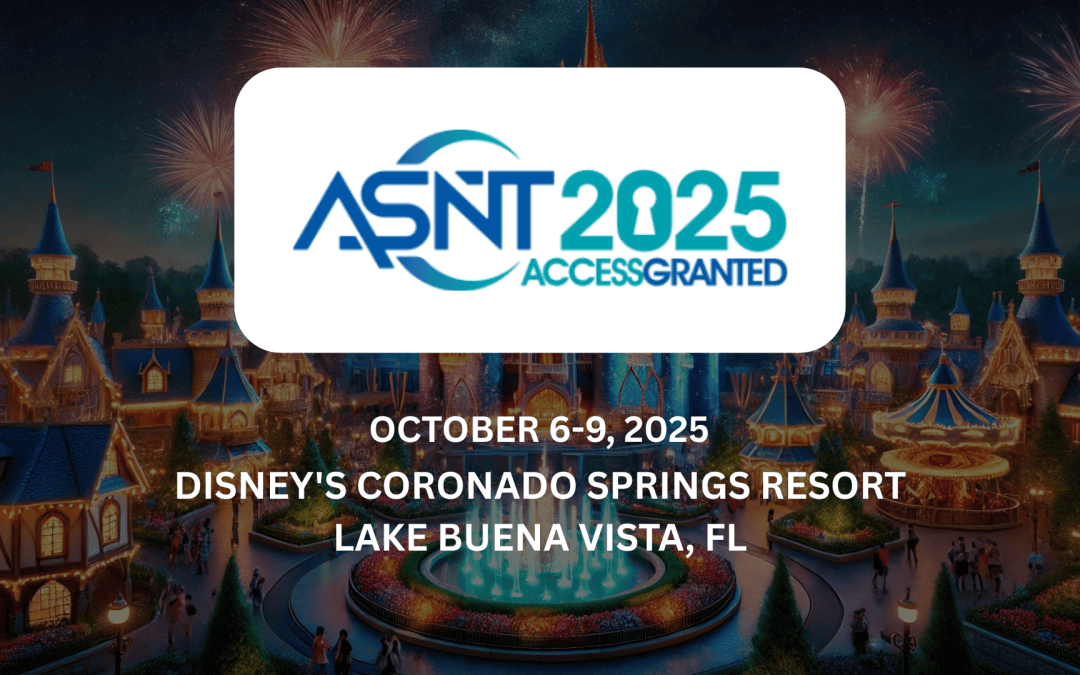 Register Now for the ASNT 2025 Annual Conference – October 6-9, 2025 – Lake Buena Vista, FL