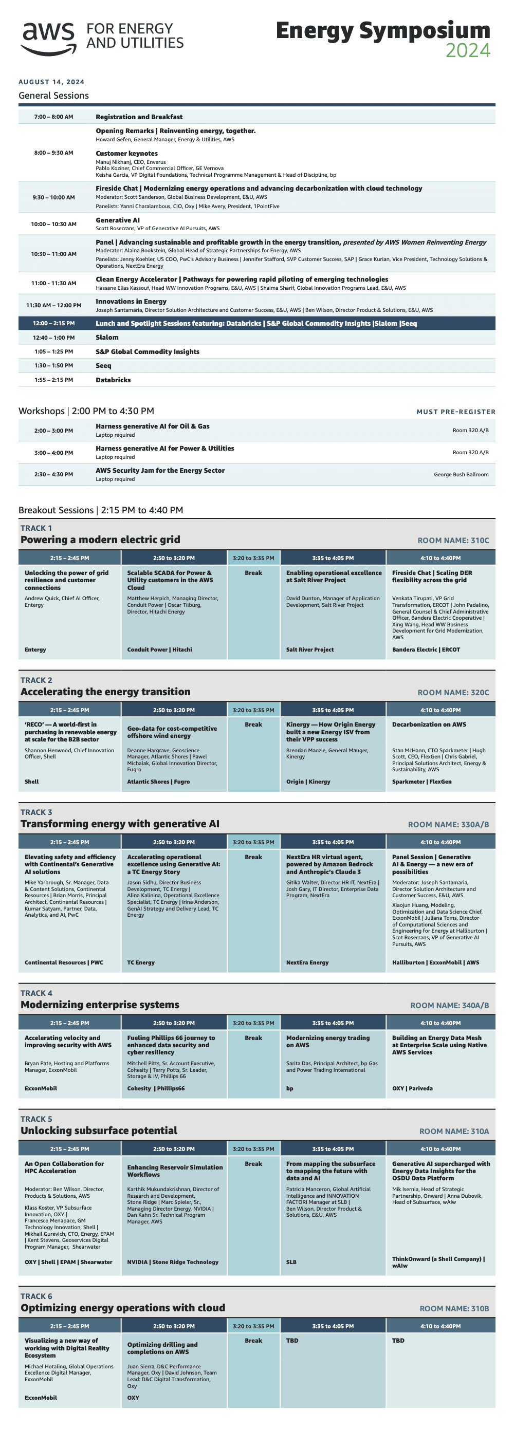 2024 Oil and Gas Events Calendar Allstream Insiders