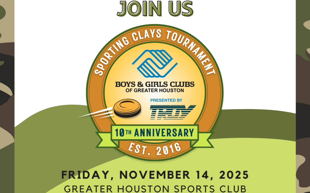 Register Now for the Boys & Girls Clubs of Greater Houston 10th Annual Sporting Clays Tournament – November 14, 2025 – Houston, TX