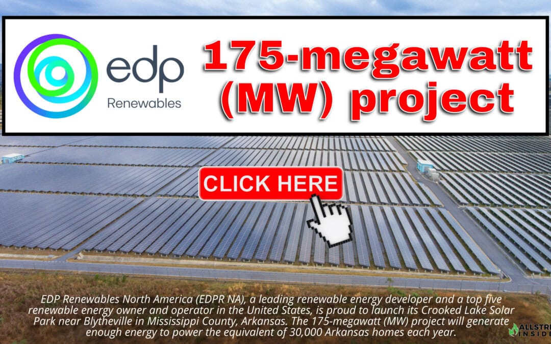 EDP Renewables Introduces its Arkansas Solar Park in Mississippi County 175-megawatt (MW) project