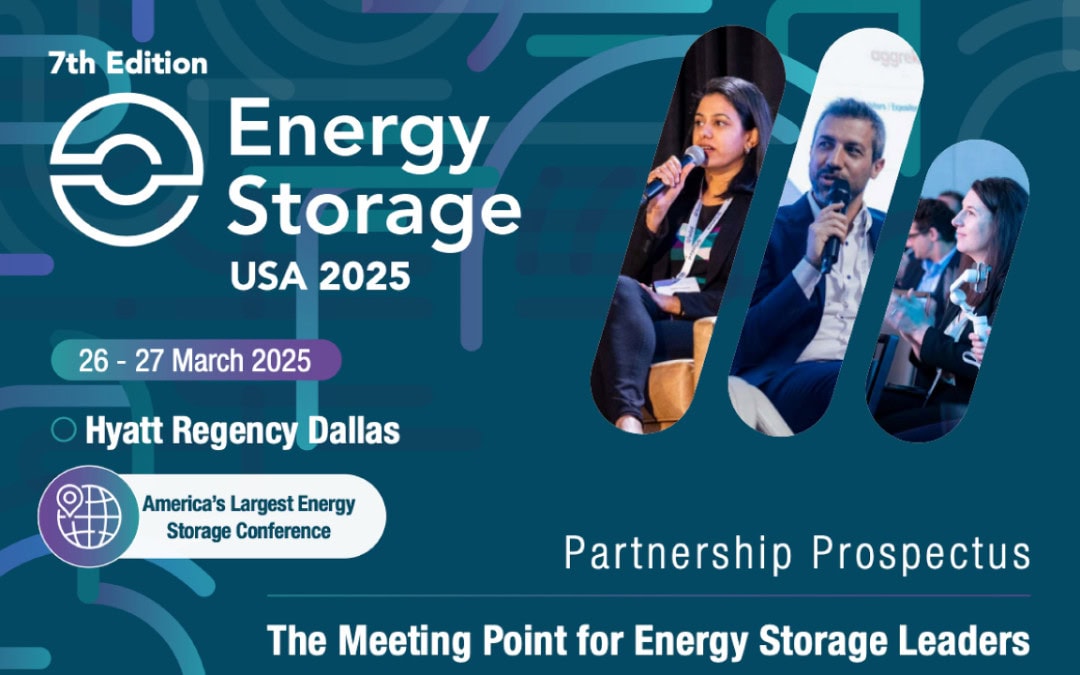 Register Now for the 7th Edition Energy Storage USA 2025 on March 26 – March 27, 2025 – Dallas