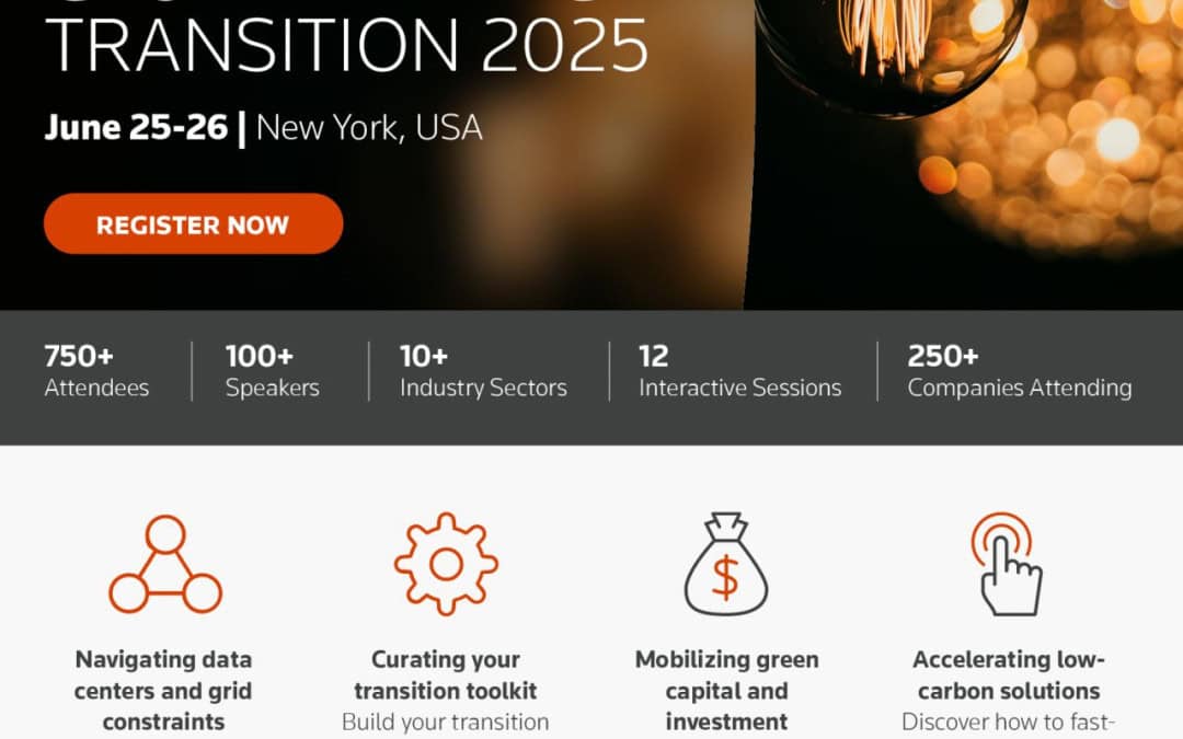 Register now Reuters Global Energy Transition Conference June 25- June 26, 2025  |  New York