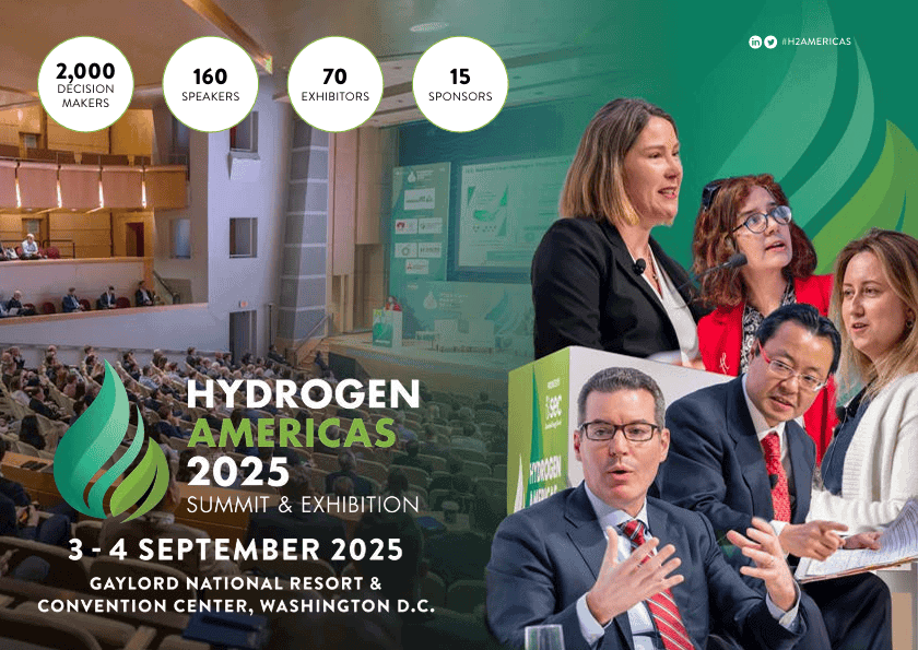 Hydrogen Americas Summit and Exhibition September 3 – September 4, 2025 – DC
