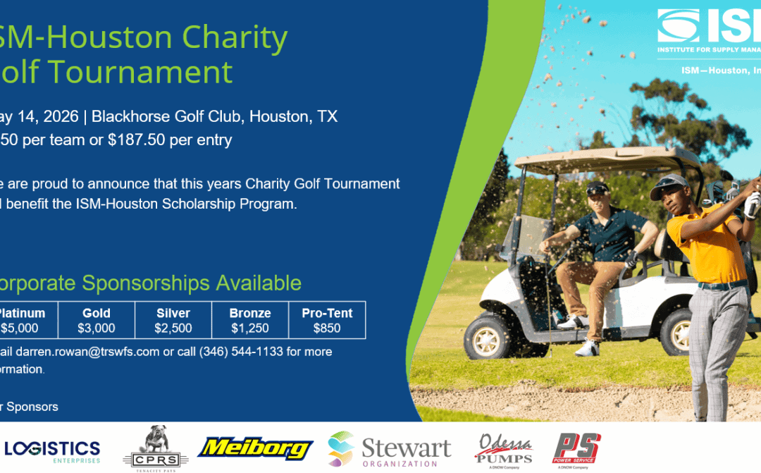 ISM-Houston: Annual Golf Tournament May 14, 2026