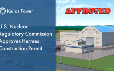 BREAKING: Nuclear – U.S. Nuclear Regulatory Commission Approves “Hermes” Construction Permit – Tennessee