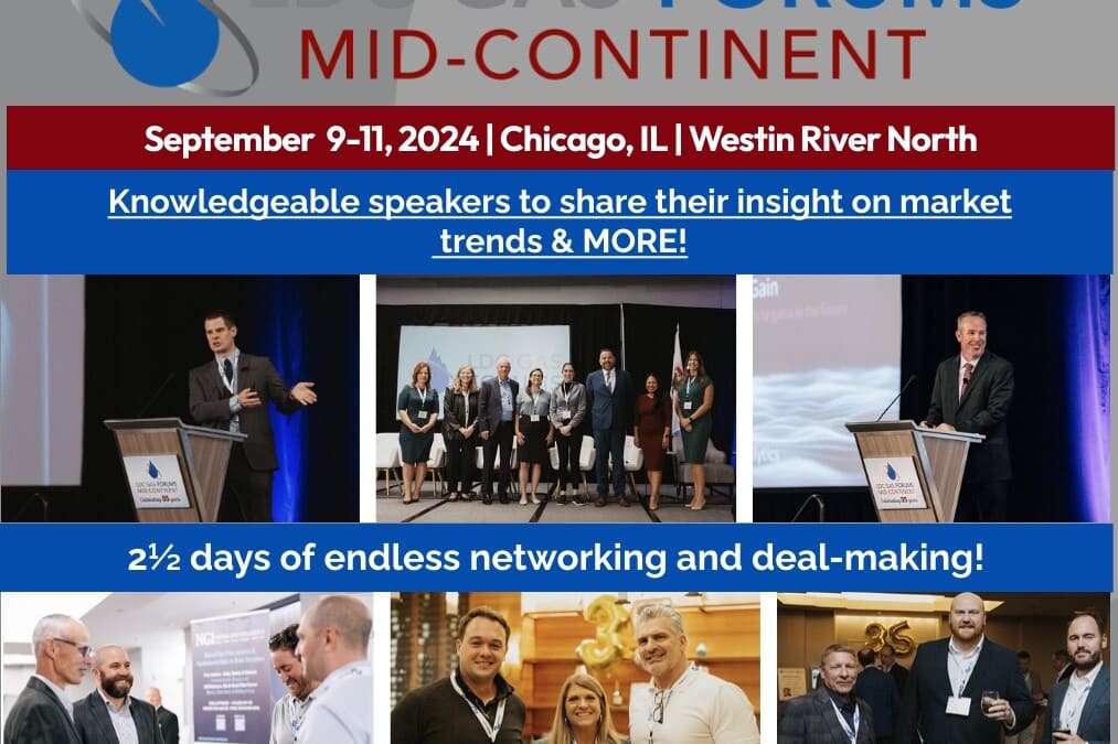 Register Now for the LDC Gas Forums Mi-Continent Forum September 9 – September 11 – Chicago