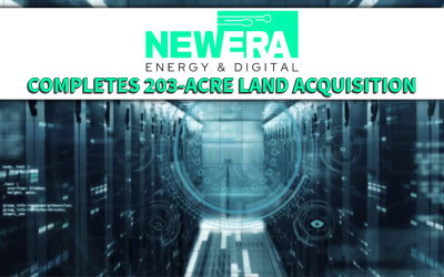 New Era Energy & Digital Secures Full Ownership of Texas Critical Data Centers Through Binding Agreement, Completes 203-Acre Land Acquisition Expanding TCDC Campus in Ector County, Texas