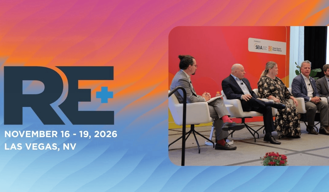 RE+ Conference Save The Date for Las Vegas November 16 – November 19, 2026