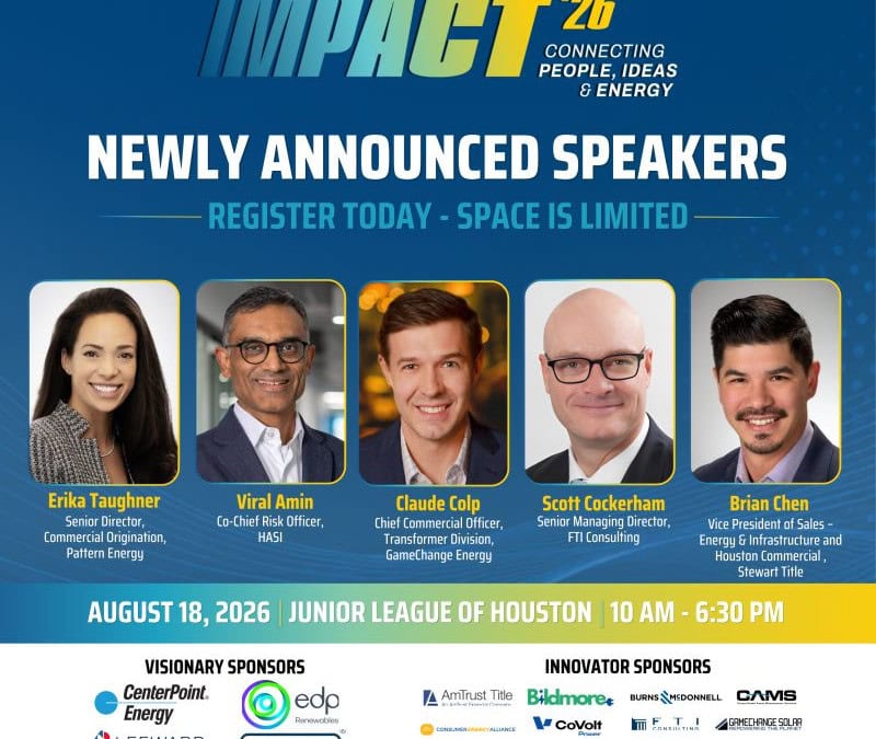 Register Now for the Renewable Energy Alliance Houston REAL IMPACT ’26: Energy Leadership Conference – Aug 18, 2026 – Houston, TX
