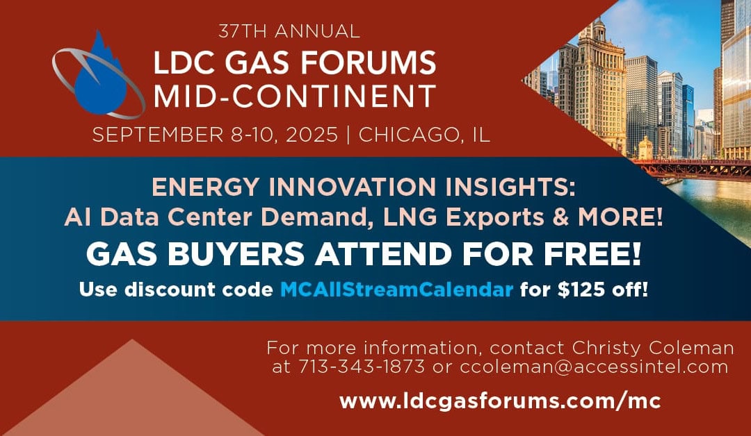 Register for the LDC Gas Forum Mid-Continent – September 8 – 10 – Chicago, IL