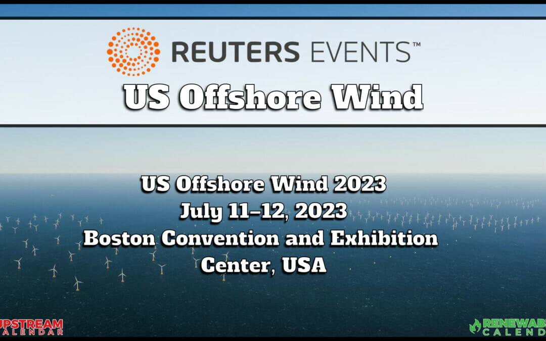 Save The Date for US Offshore Wind 2023 July 11–12, 2023 Boston