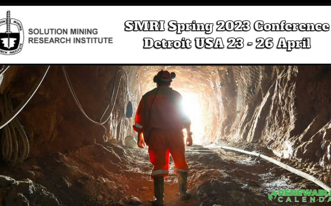 Solution Mining Research Institute SMRI Spring Conference April 23-26 – Detroit