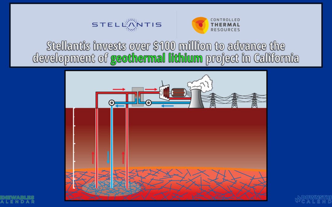 Stellantis Invests $100mm in CTR to Strengthen Low Emissions U.S. Lithium Production – California