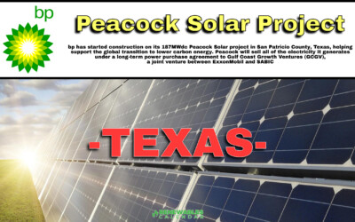 187MWdc Peacock Solar Project – bp begins construction on new Texas solar project – PCL Main EPC for the Project
